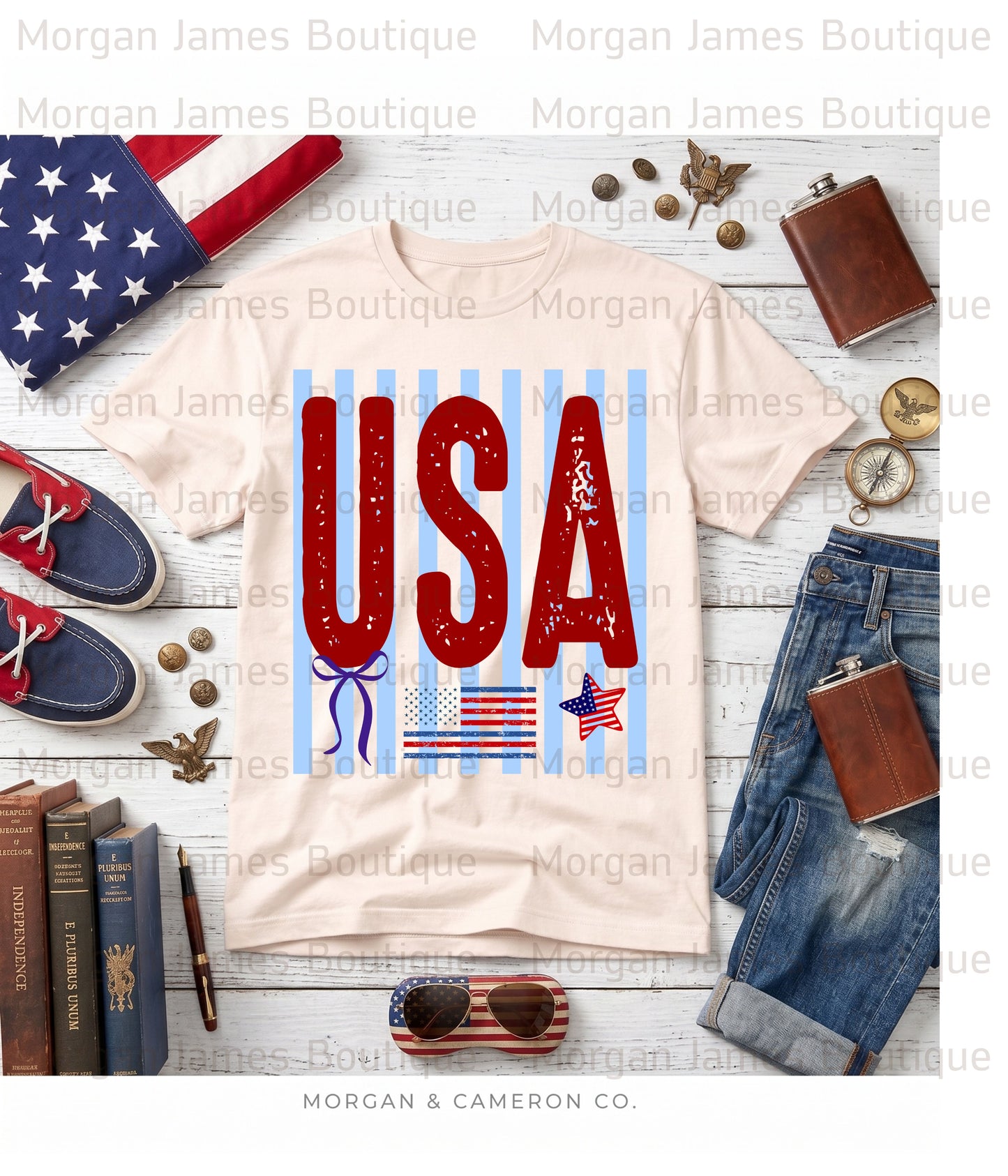 USA Patriotic Graphic Tee