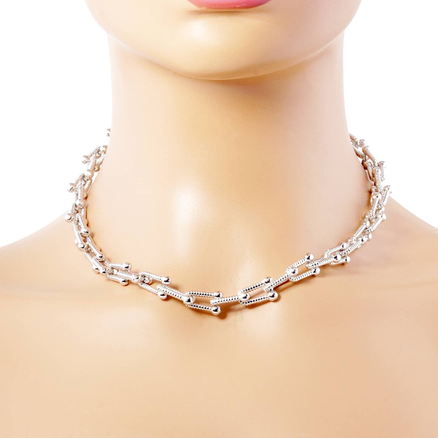 Gold Plated Link Chain Necklace