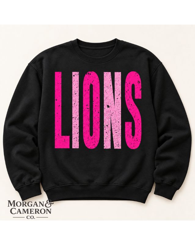 Kerman Lions Pink Spirit Crewneck
