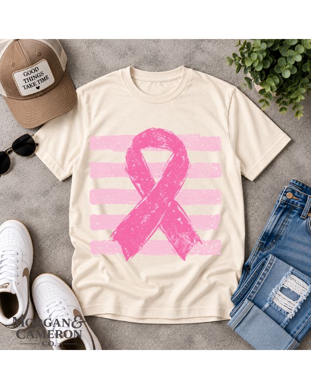 π Rooted in Pink Awareness Tee