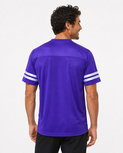 Wholesale Athletic Mesh Jersey T-Shirt | Blank V-Neck Footba
