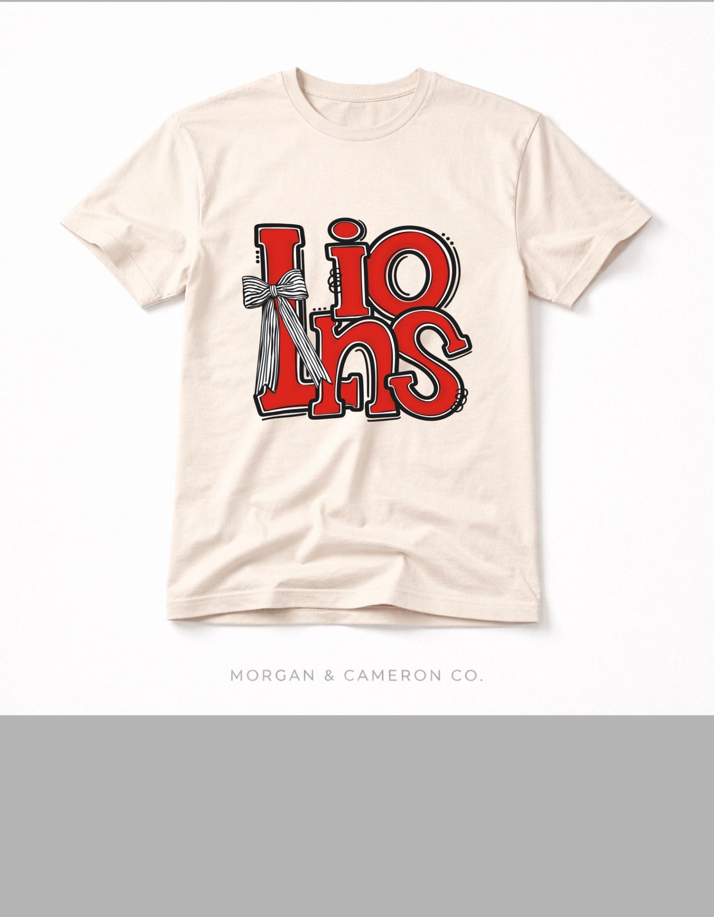 Lions Stacked Retro Graphic Tee