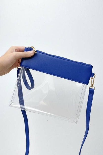 AD200T Game Day Clear Crossbody Bag/Clutch