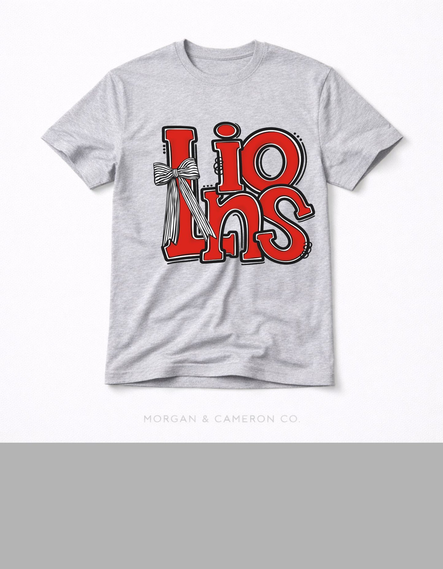 Lions Stacked Retro Graphic Tee