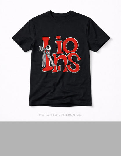 Lions Stacked Retro Graphic Tee