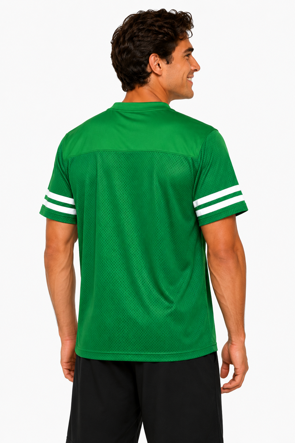 Wholesale Athletic Mesh Jersey T-Shirt | Blank V-Neck Footba