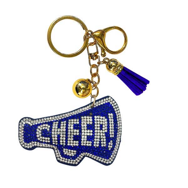 Cheer Crystal Bling Keychains
