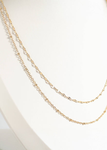 Stainless Steel Lip Chain Necklace