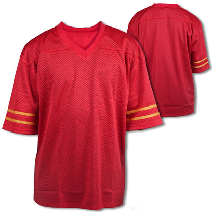 Heavyweight Mesh Football Jersey Hip Hop Oversized Baggy