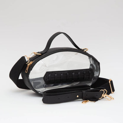 Game Day Football Style Clear Bag