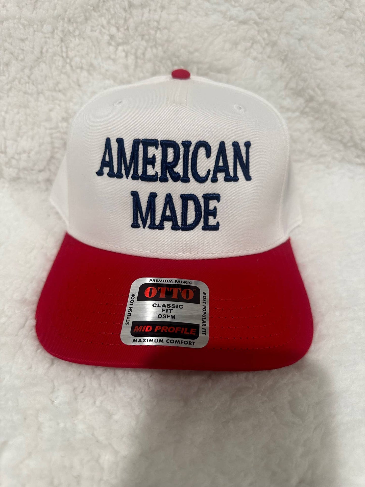 AMERICAN MADE 3D puff embroidered snapback hat