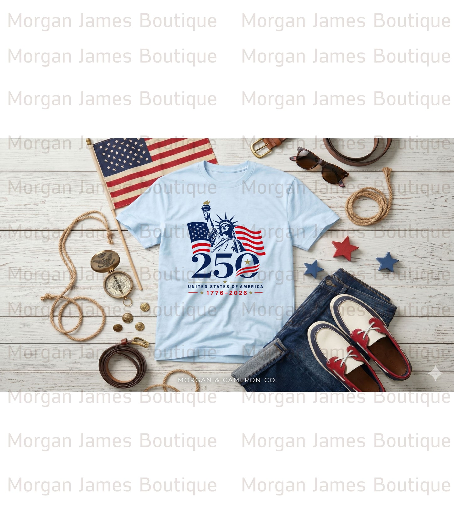 USA 250th Semi quincentennial Commemorative Tee
