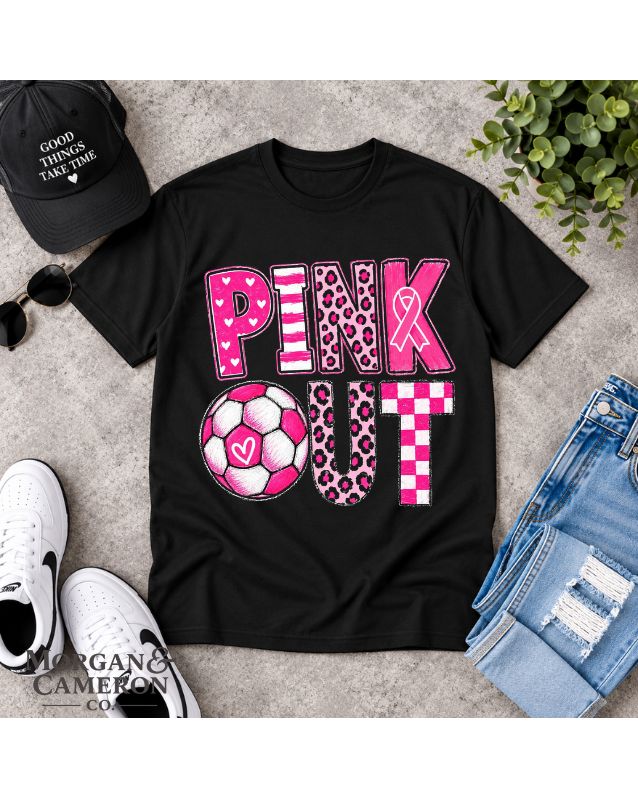 Pink Out Soccer Tee ⚽🎀💗