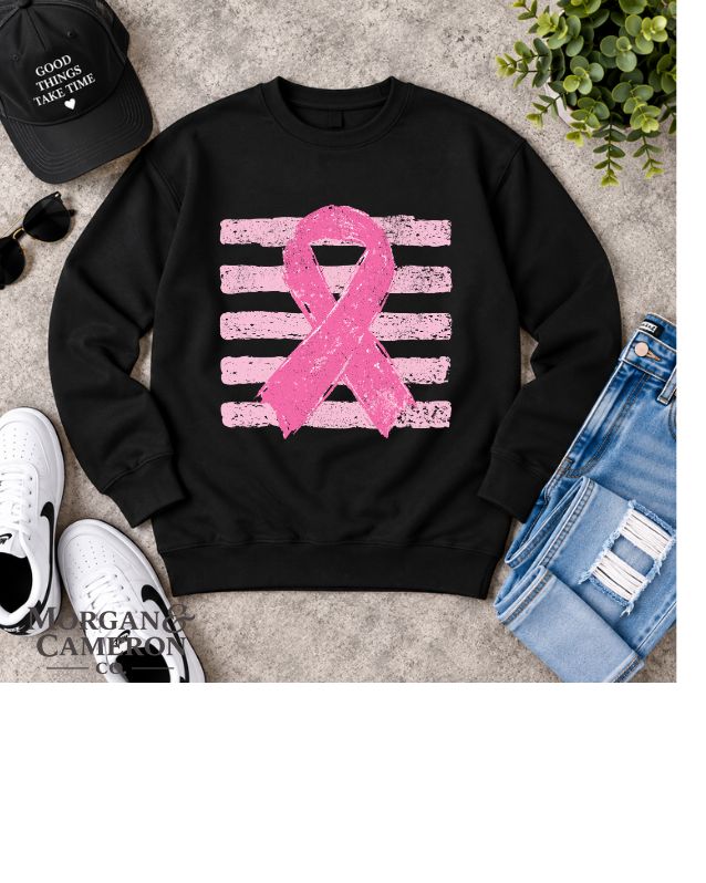 🎀 Rooted in Pink Awareness Crewneck