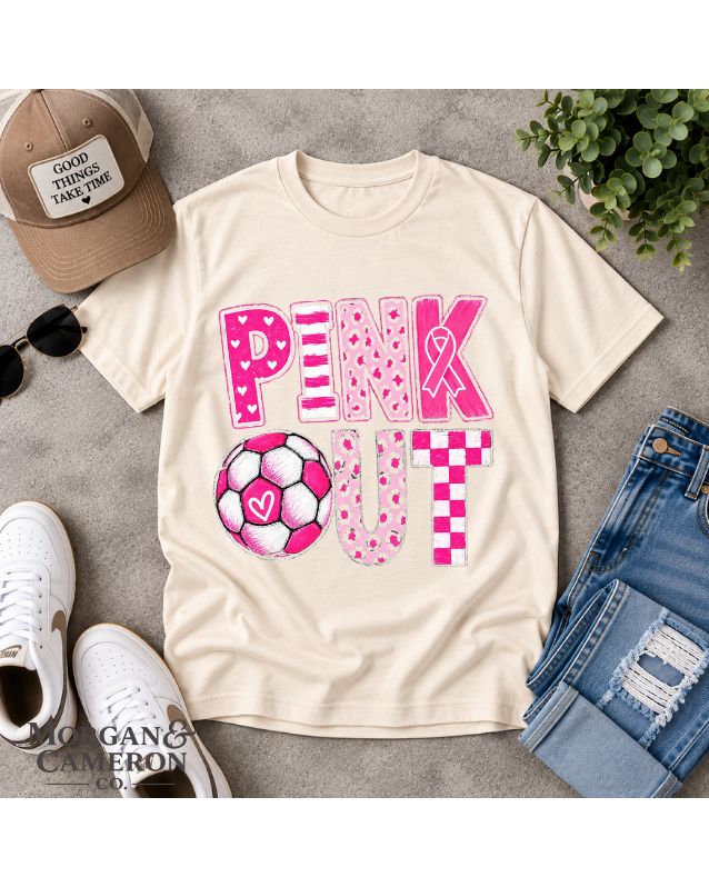 Pink Out Soccer Tee ⚽🎀💗