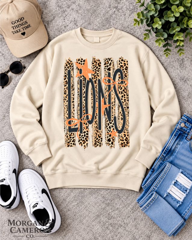 Lions Leopard Spirit Crewneck