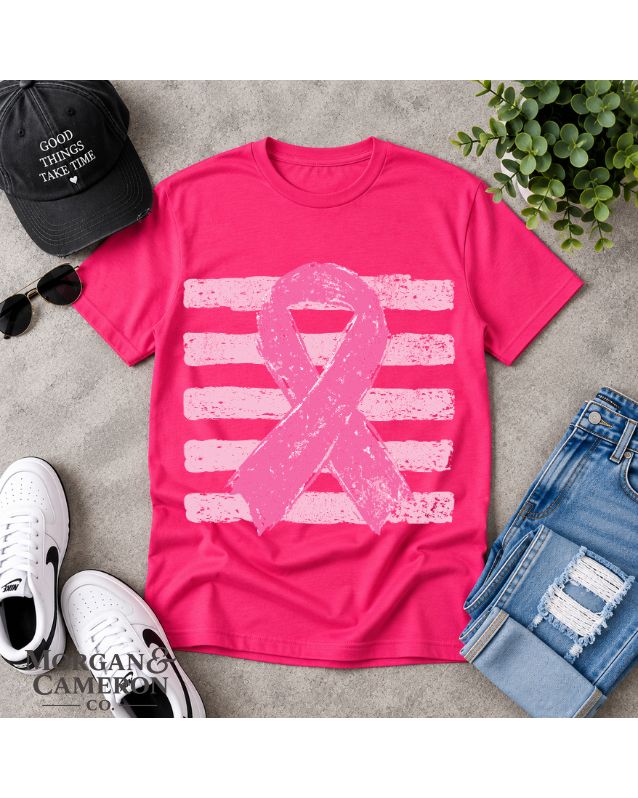🎀 Rooted in Pink Awareness Tee