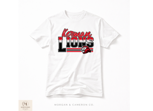 Kerman Lions Script Tee