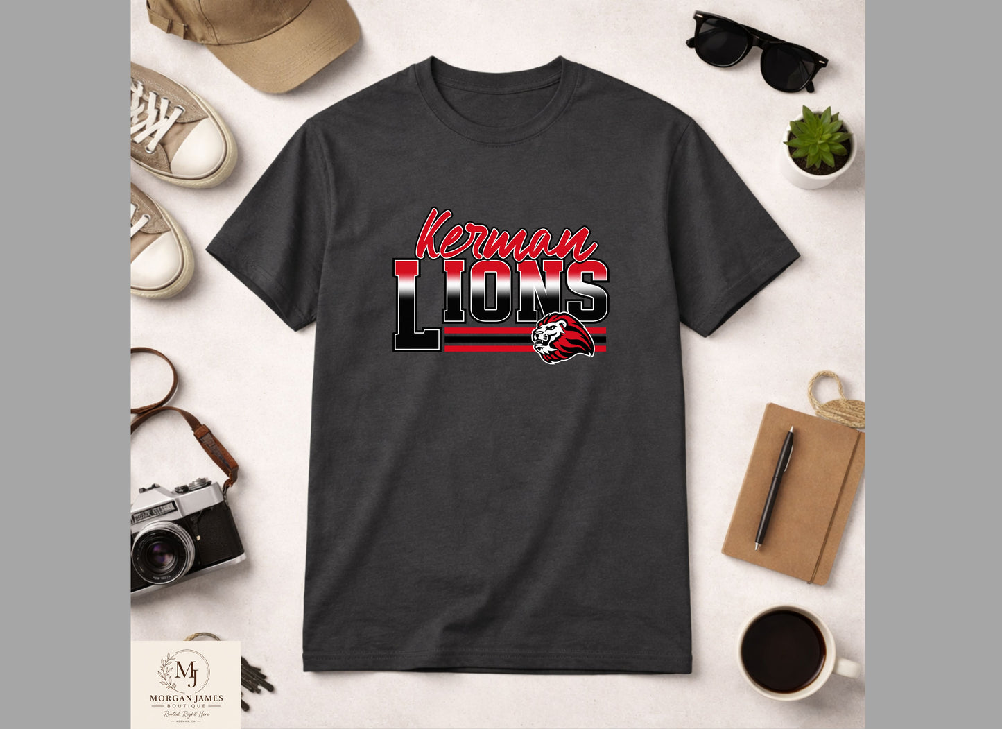 Kerman Lions Script Tee