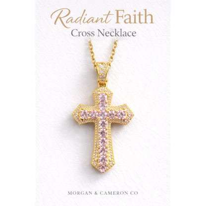 Radiant Faith Cross Necklace