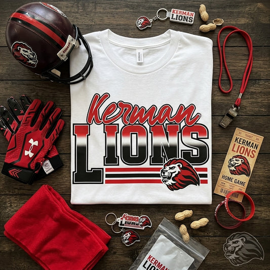Kerman Lions Varsity Gradient Tee