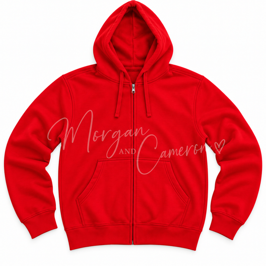 102- Adult Essential Zip Up Hoodie