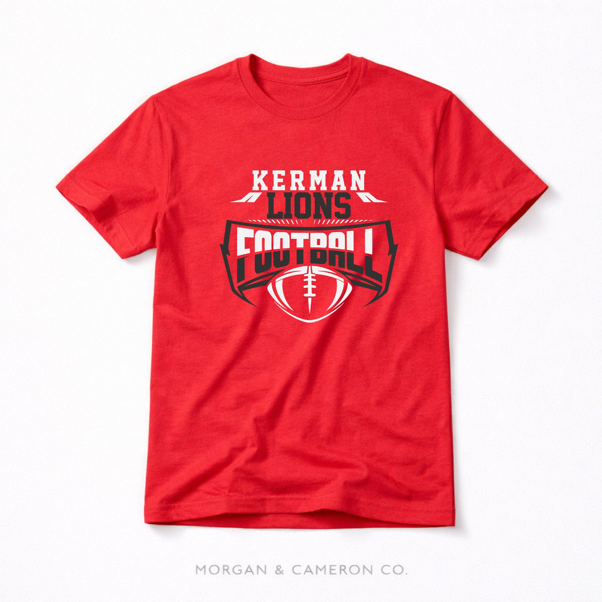 Kerman Lions Football Shield Graphic Tee