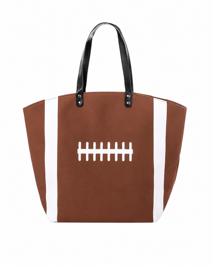 Football Canvas Tote Bag