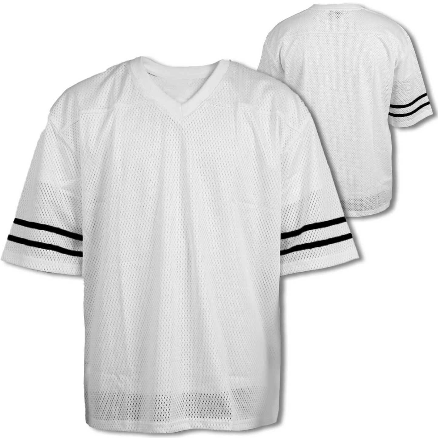 Heavyweight Mesh Football Jersey Hip Hop Oversized Baggy