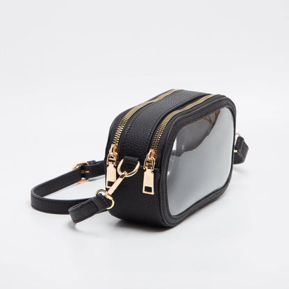 TG10552 Double Zipper Oval Clear Gameday/Stadium Bag