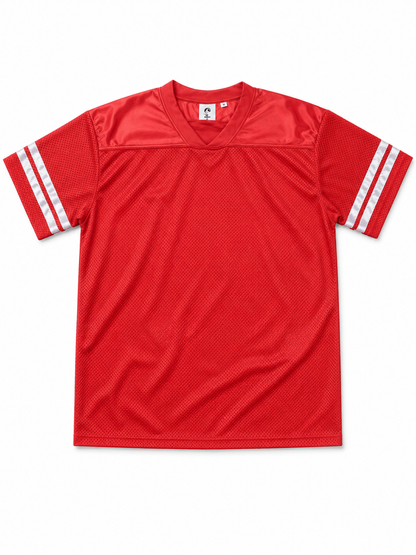 Wholesale Athletic Mesh Jersey T-Shirt | Blank V-Neck Footba