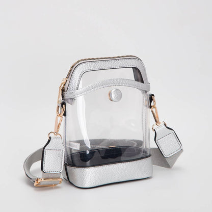 Game Day Stadium Button Style Clear Bags