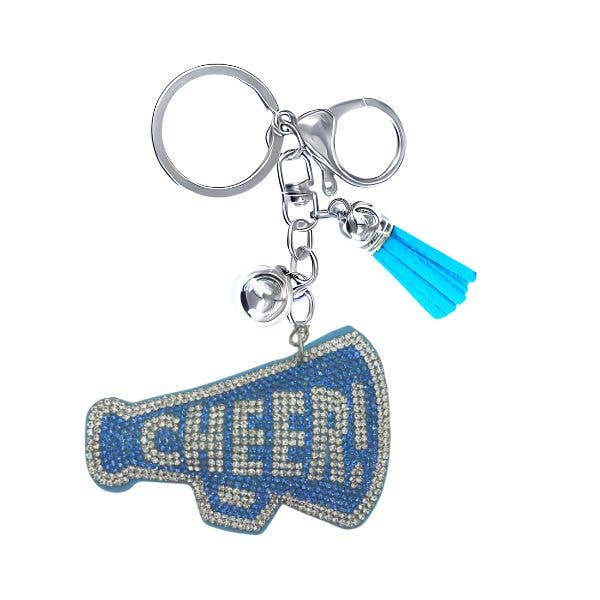Cheer Crystal Bling Keychains