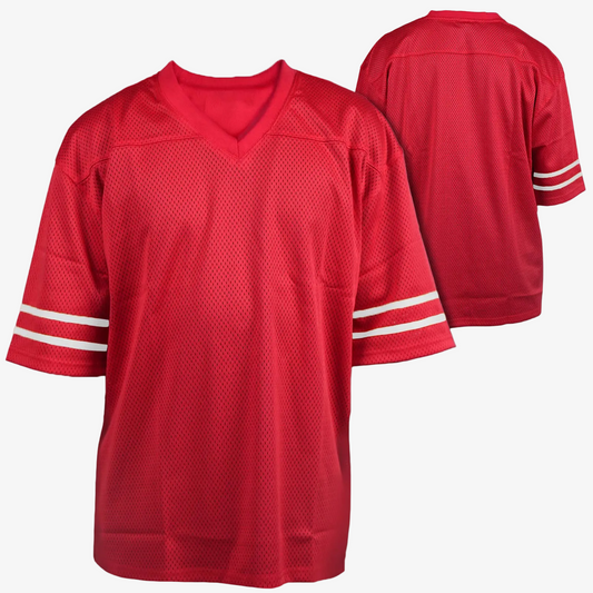 Heavyweight Mesh Football Jersey Hip Hop Oversized Baggy