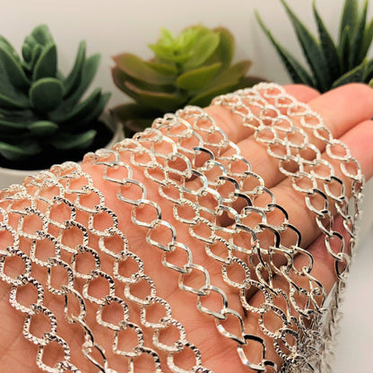 Silver plated bracelets with lobster clasps, 20cm