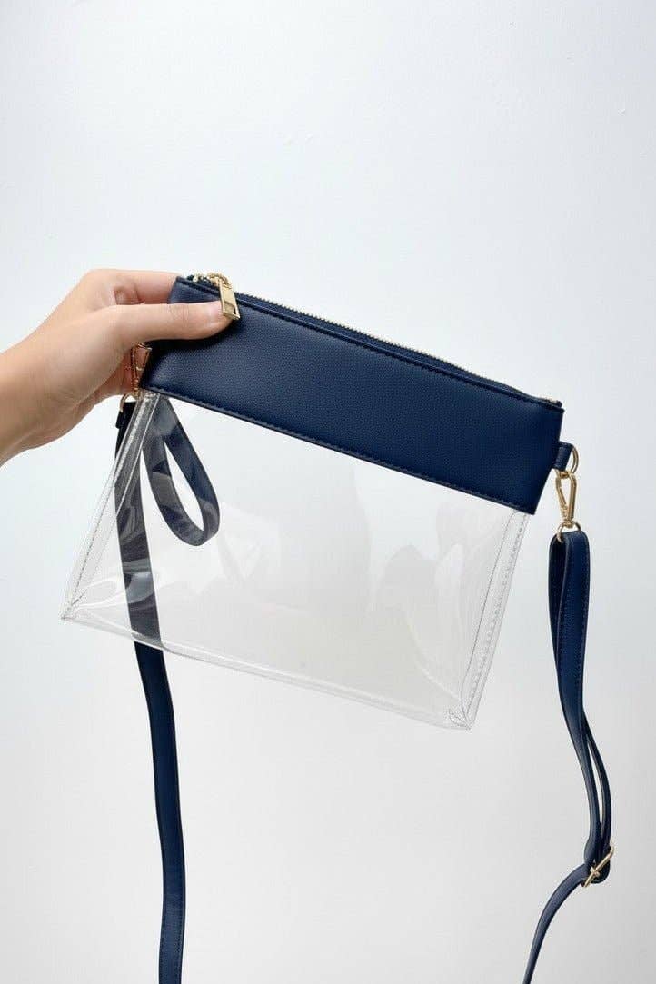 AD200T Game Day Clear Crossbody Bag/Clutch