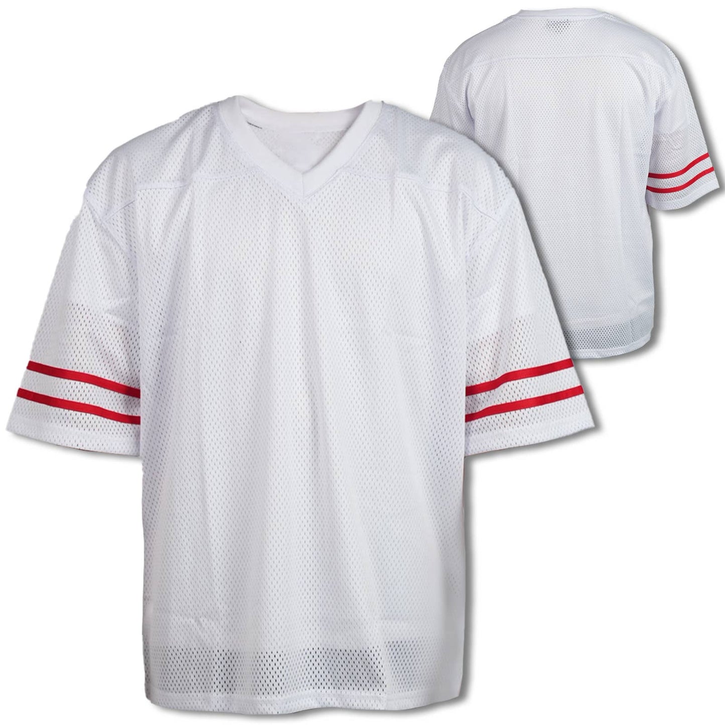 Heavyweight Mesh Football Jersey Hip Hop Oversized Baggy