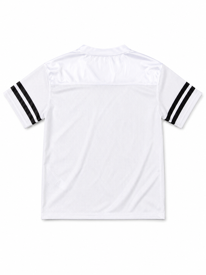 Wholesale Athletic Mesh Jersey T-Shirt | Blank V-Neck Footba