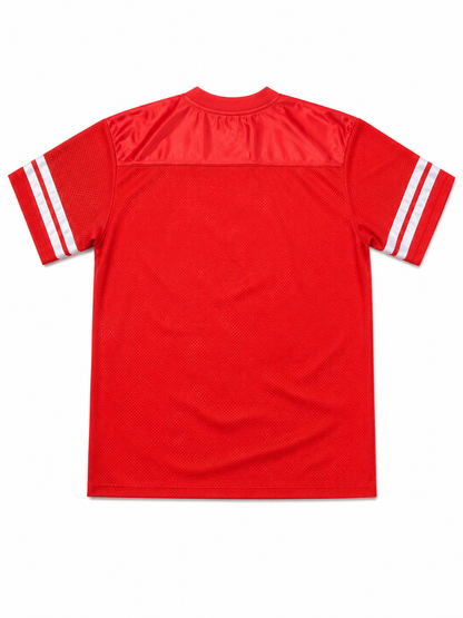 Wholesale Athletic Mesh Jersey T-Shirt | Blank V-Neck Footba