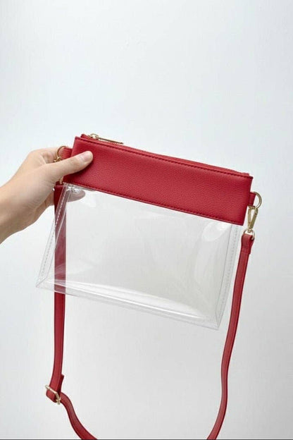 AD200T Game Day Clear Crossbody Bag/Clutch